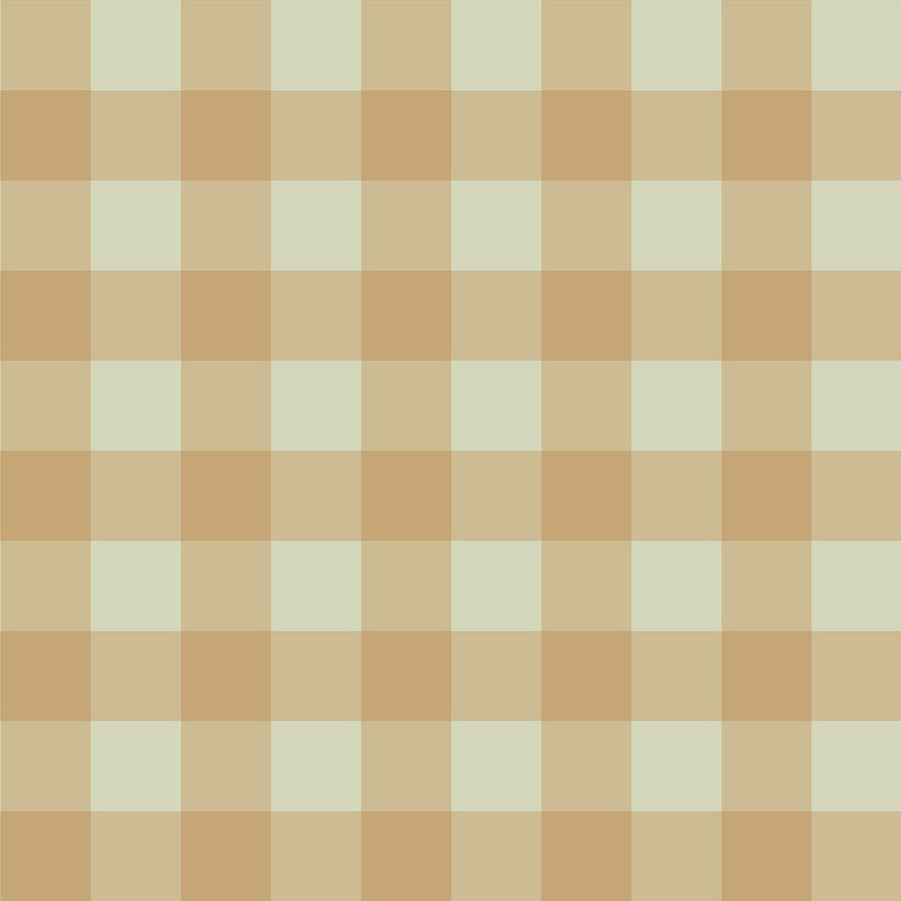 Check Brown Green Wallpaper