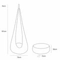 Cocoon Swing for Kids - Churros Ruby Chocolate Pink