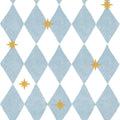 French Diamonds With Stars Wallpaper