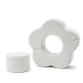 MeowBaby® Foam Flower Shape Set, 3 Elements, Bearly Off White
